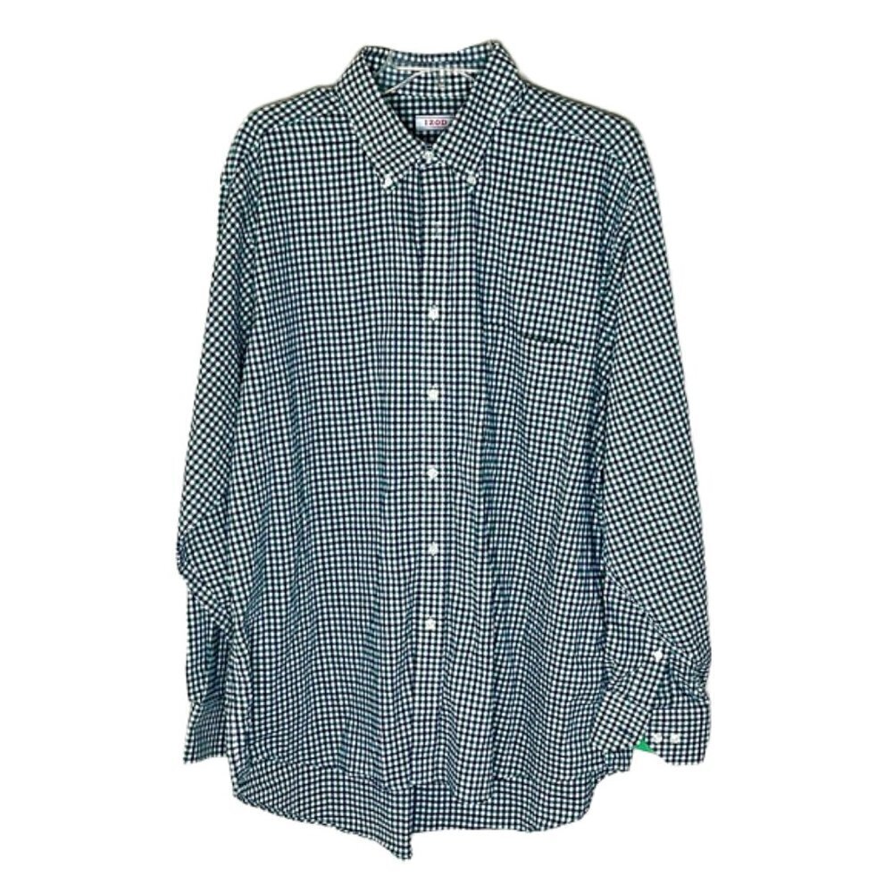 ❤️ 🆕 IZOD Button Down Shirt Size 17